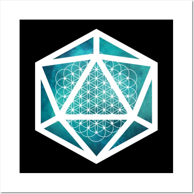 D20 Decal Badge - Magic Wall Art by aaallsmiles